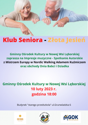 Plakat Klub Seniora "Złota Jesień"